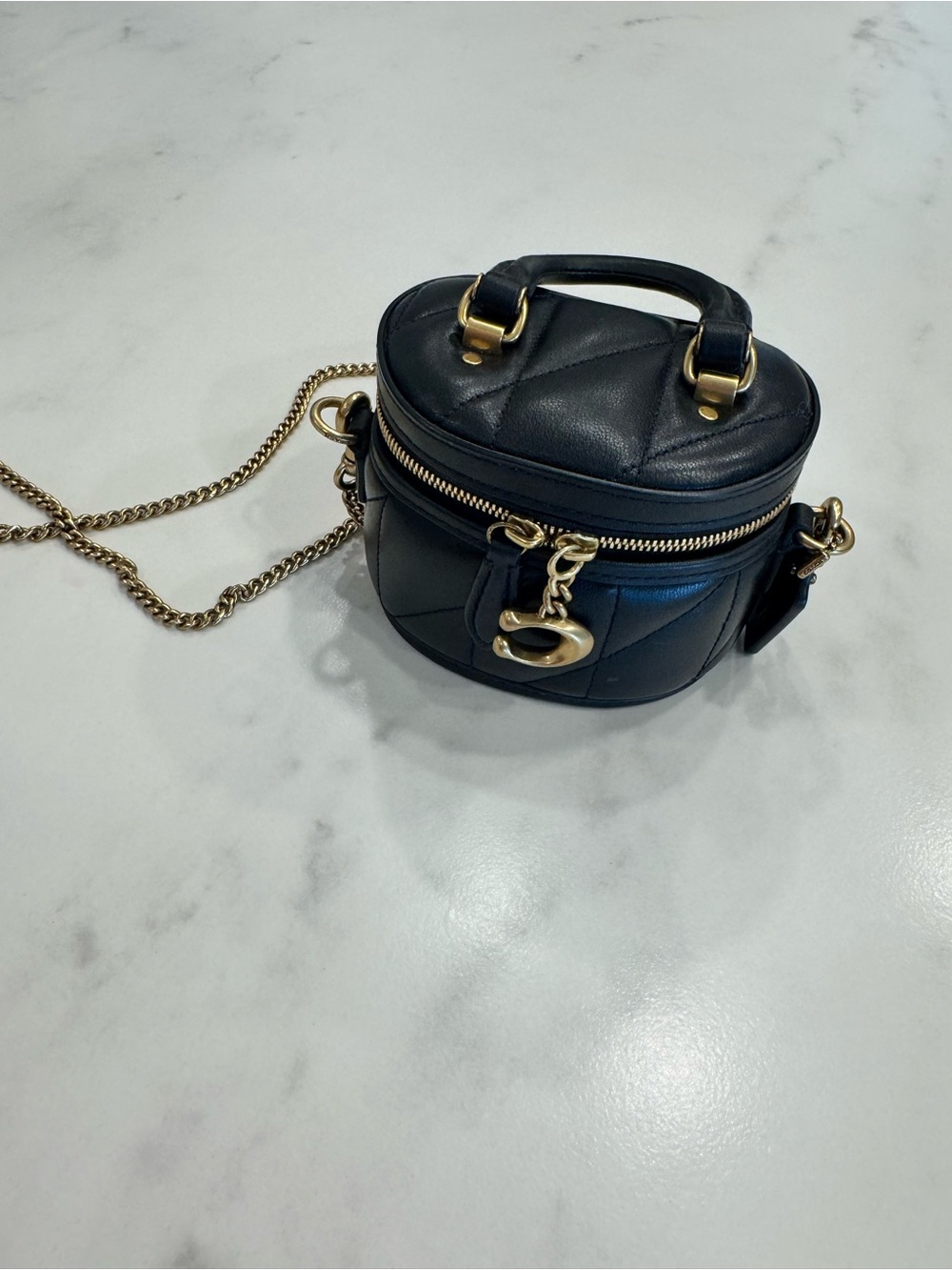 Coach Trail Crossbody 12 with pillow quilting